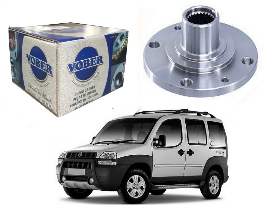  CUBO DE RODA DIANTEIRO VOBER FIAT DOBLO ADVENTURE 1.8 2004 A 2010