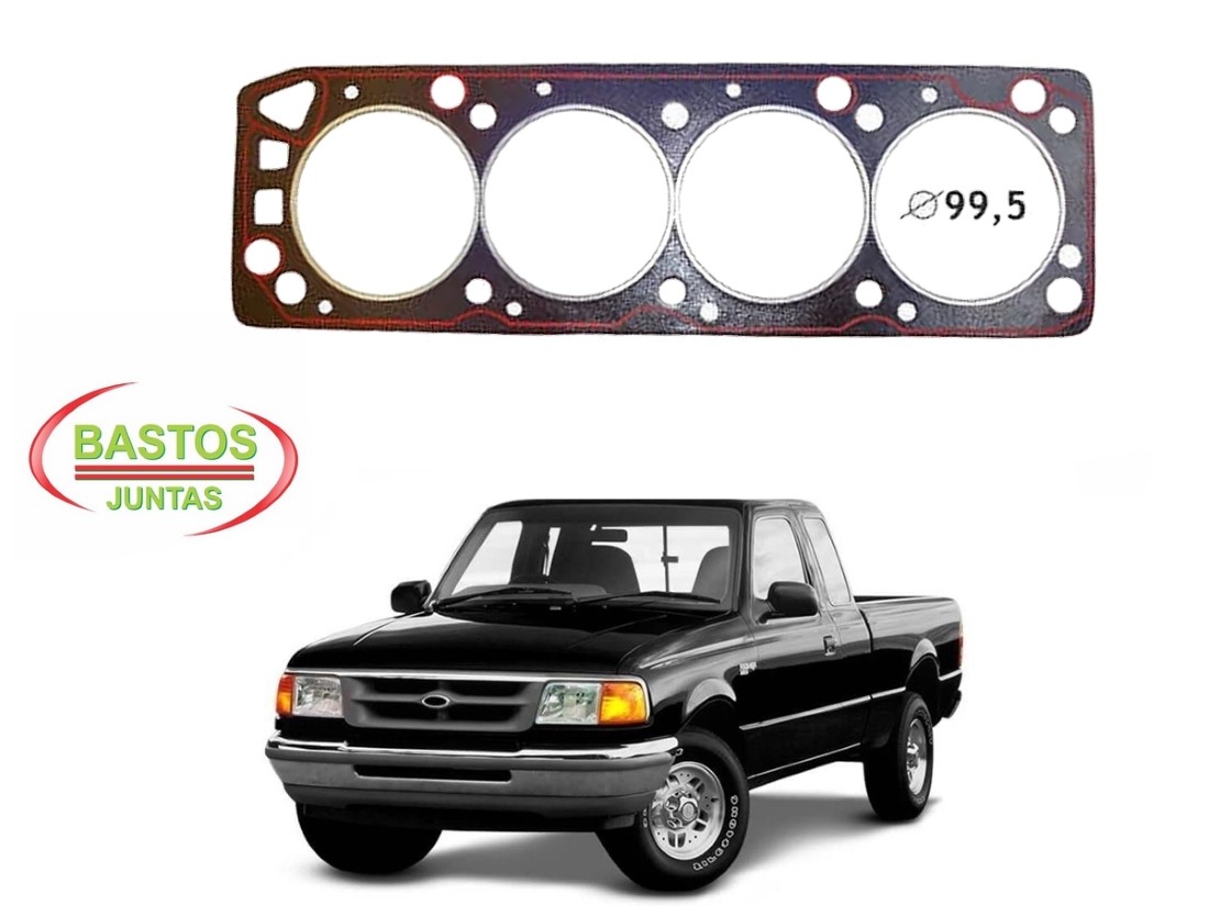  JUNTA CABEÇOTE BASTOS FORD RANGER 2.3 2.5 GASOLINA 1995 A 1997