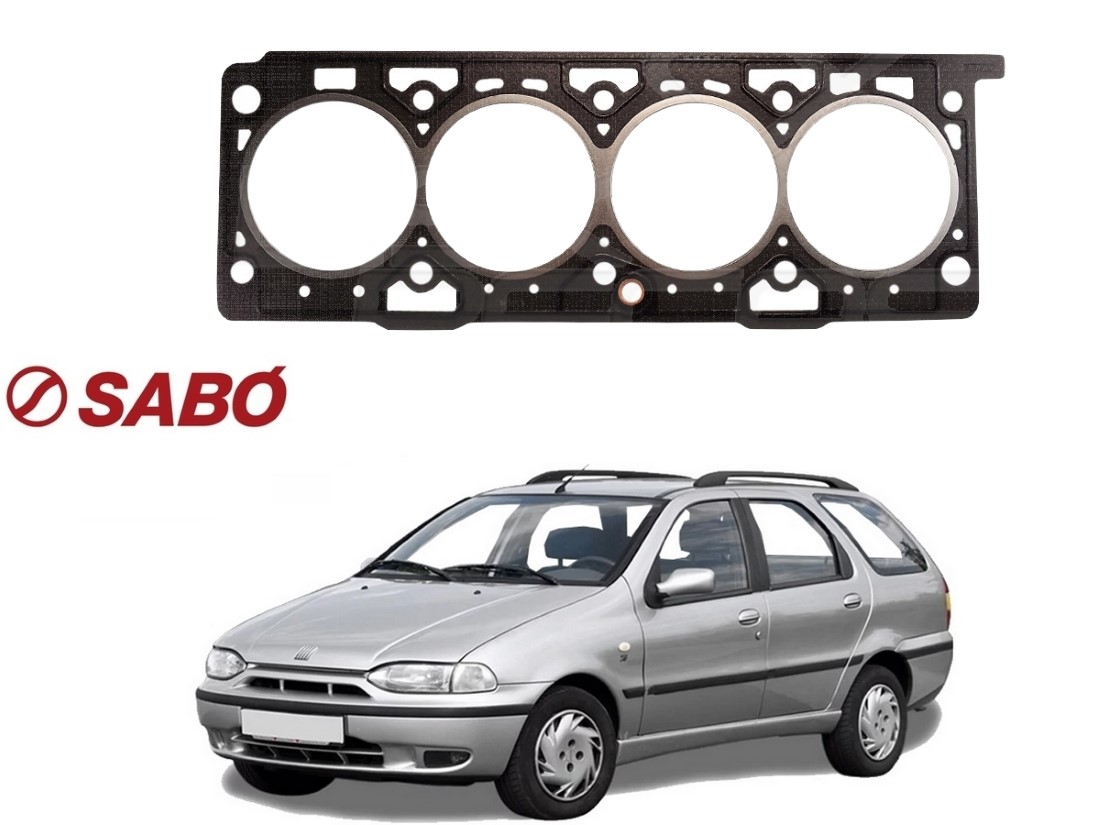  JUNTA CABEÇOTE SABO FIAT PALIO WEEKEND 1.6 16V 1996 A 2000