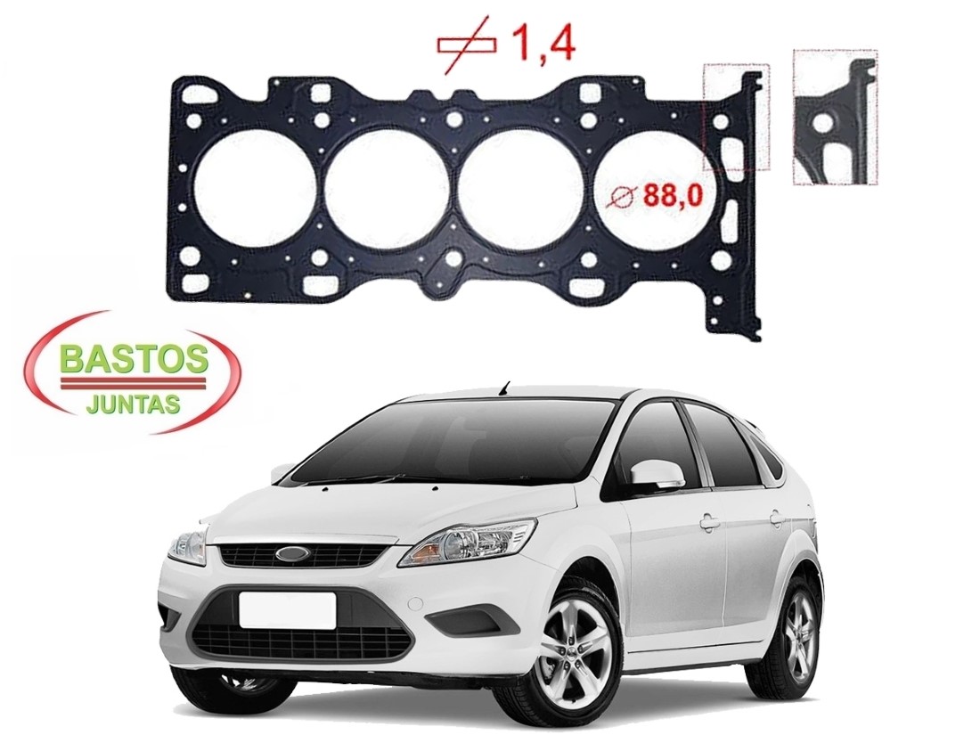  JUNTA CABEÇOTE FIBRA BASTOS FORD FOCUS 2.0 DURATEC 2009 A 2013