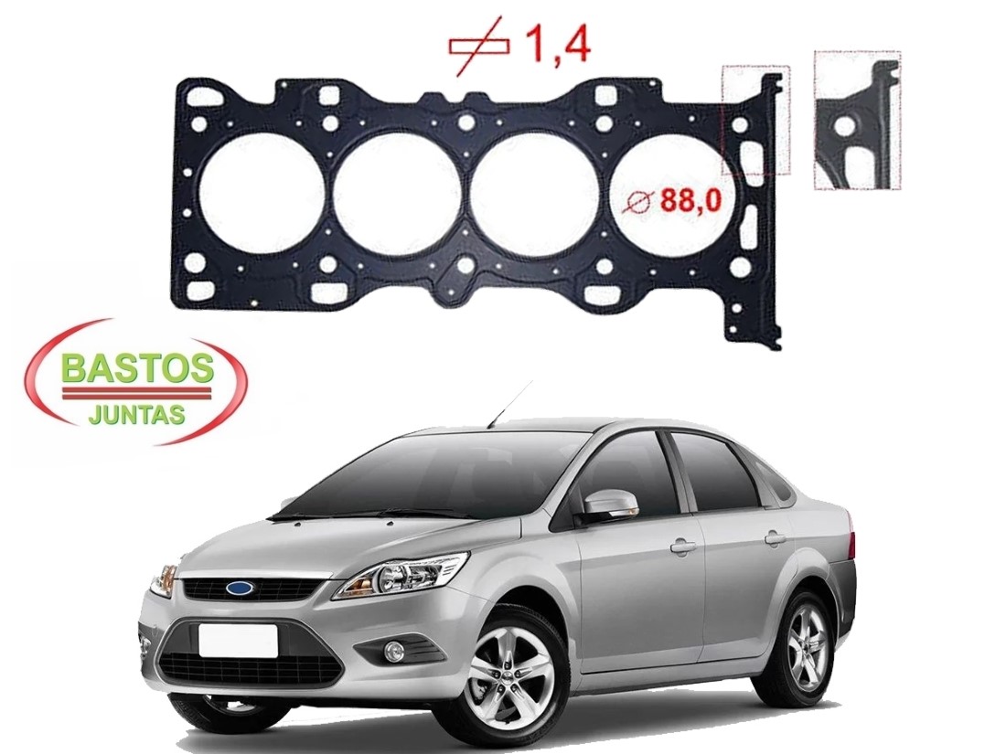  JUNTA CABEÇOTE FIBRA BASTOS FORD FOCUS SEDAN 2.0 DURATEC 2009 A 2013