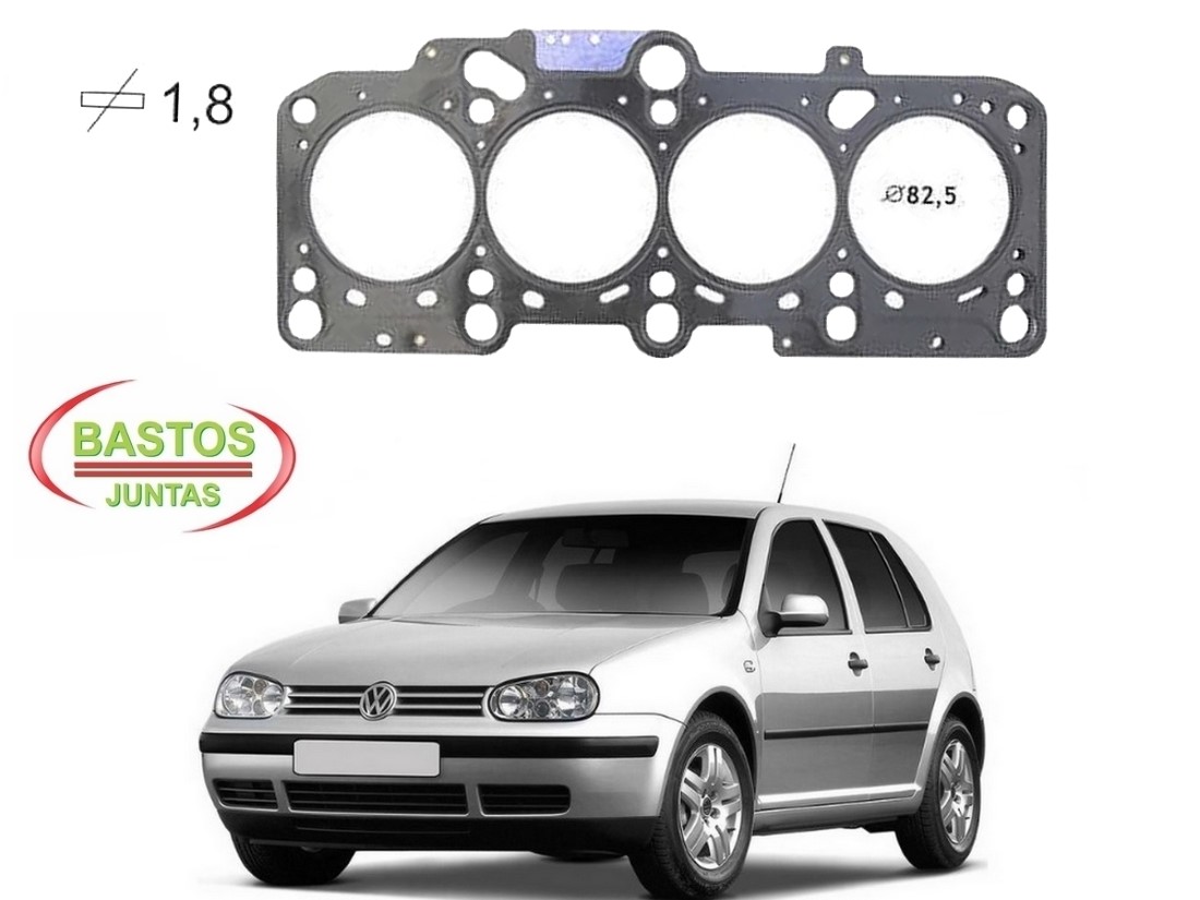  JUNTA CABEÇOTE BASTOS VOLKSWAGEN GOLF 1.8 20V 2004 A 2006