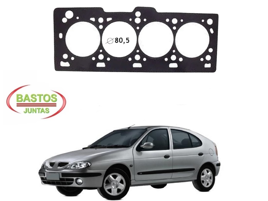  JUNTA CABEÇOTE BASTOS RENAULT MEGANE 1.6 16V 1996 A 2005