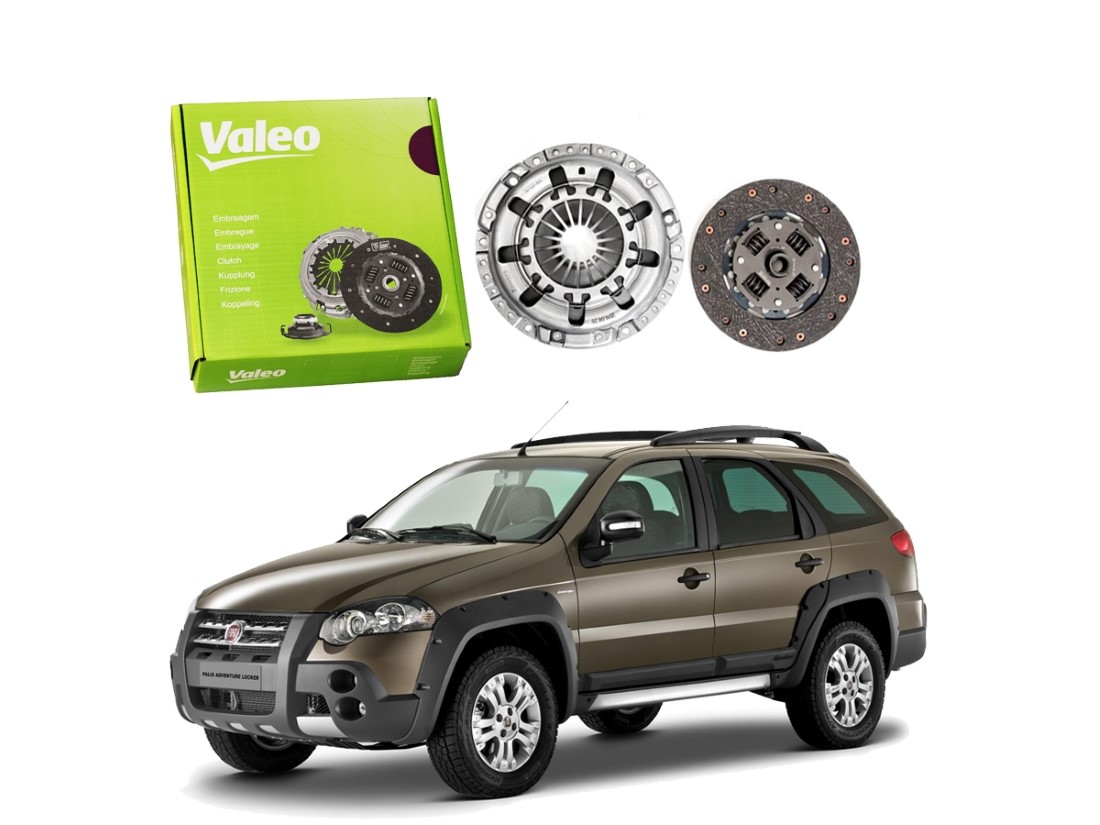  KIT EMBREAGEM VALEO FIAT PALIO ADVENTURE 1.8 16V MANUAL 2012 A 2020