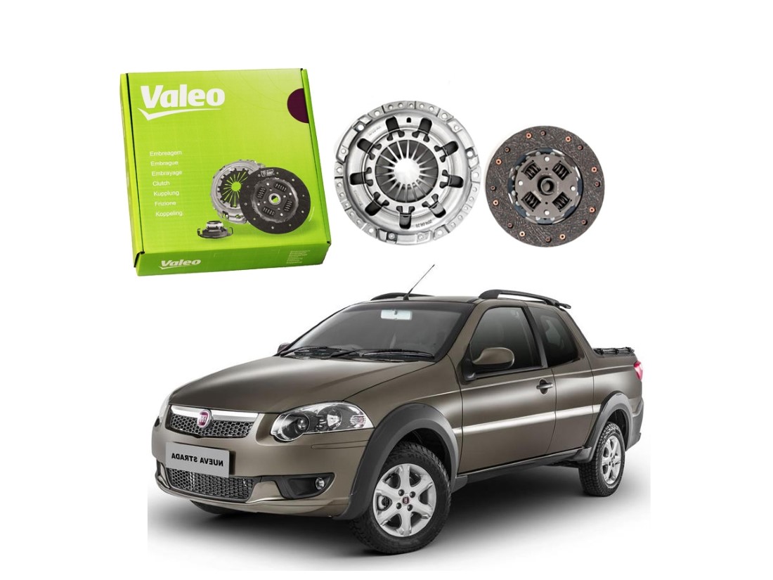  KIT EMBREAGEM VALEO FIAT STRADA ETORQ 1.6 MANUAL 2013 A 2016