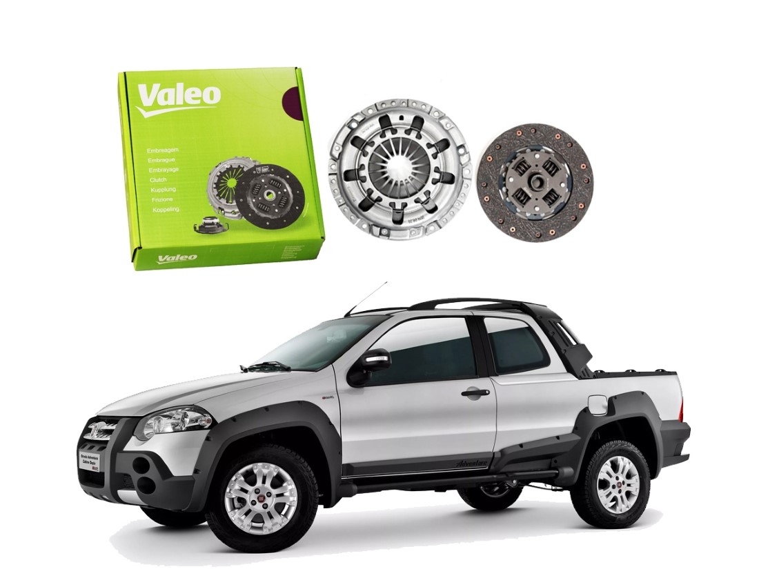  KIT EMBREAGEM VALEO FIAT STRADA ADVENTURE 1.8 MANUAL 2012 A 2020