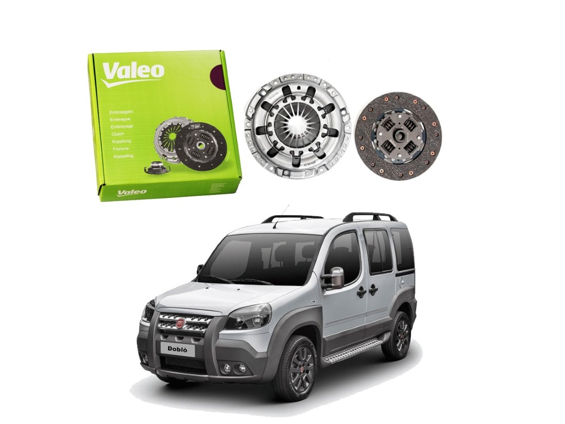  KIT EMBREAGEM VALEO FIAT DOBLO ADVENTURE 1.8 16V MANUAL 2012 A 2020