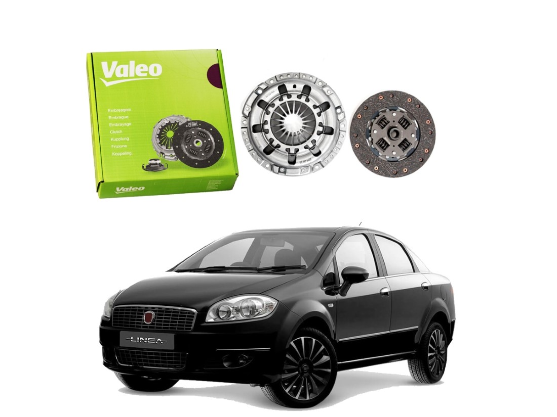  KIT EMBREAGEM VALEO FIAT LINEA 1.9 MANUAL 2008 A 2010