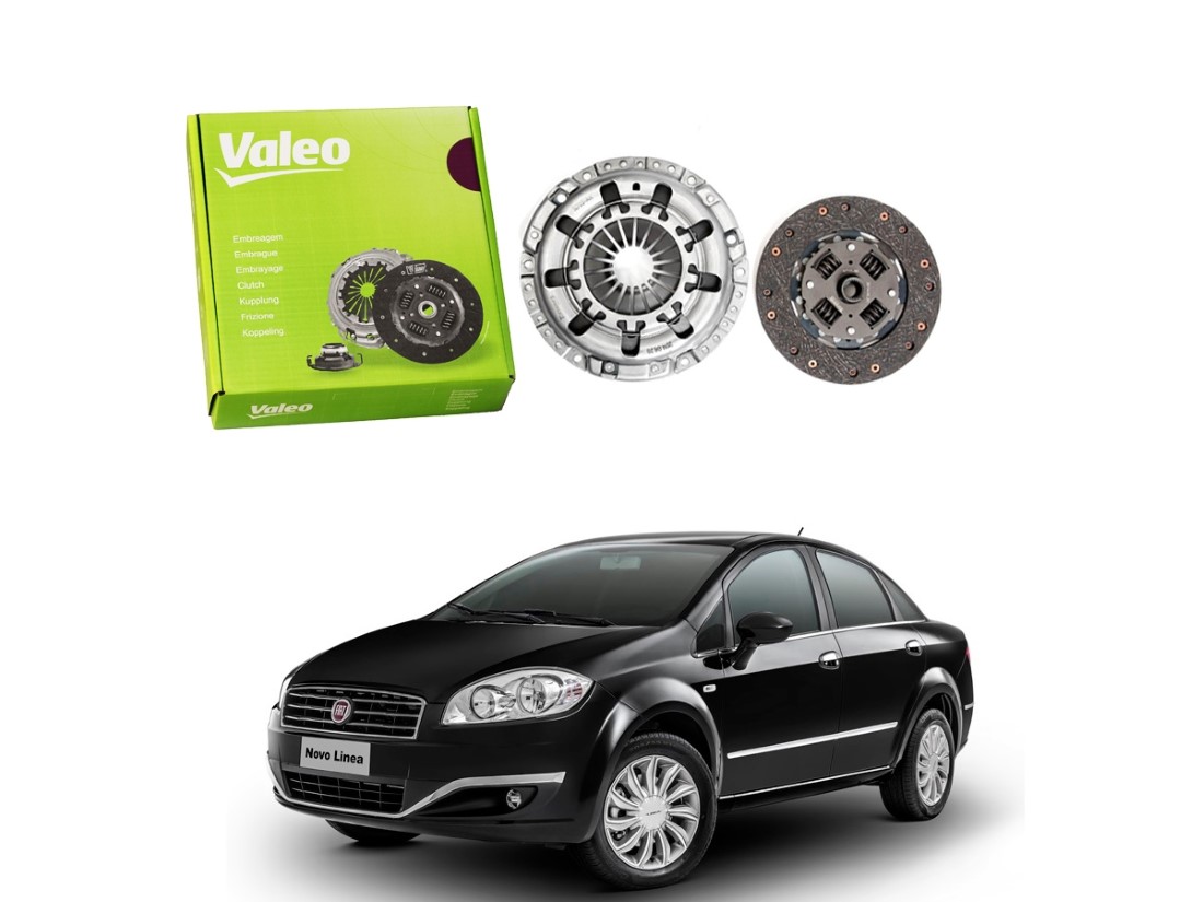  KIT EMBREAGEM VALEO FIAT LINEA 1.8 MANUAL 2010 A 2016