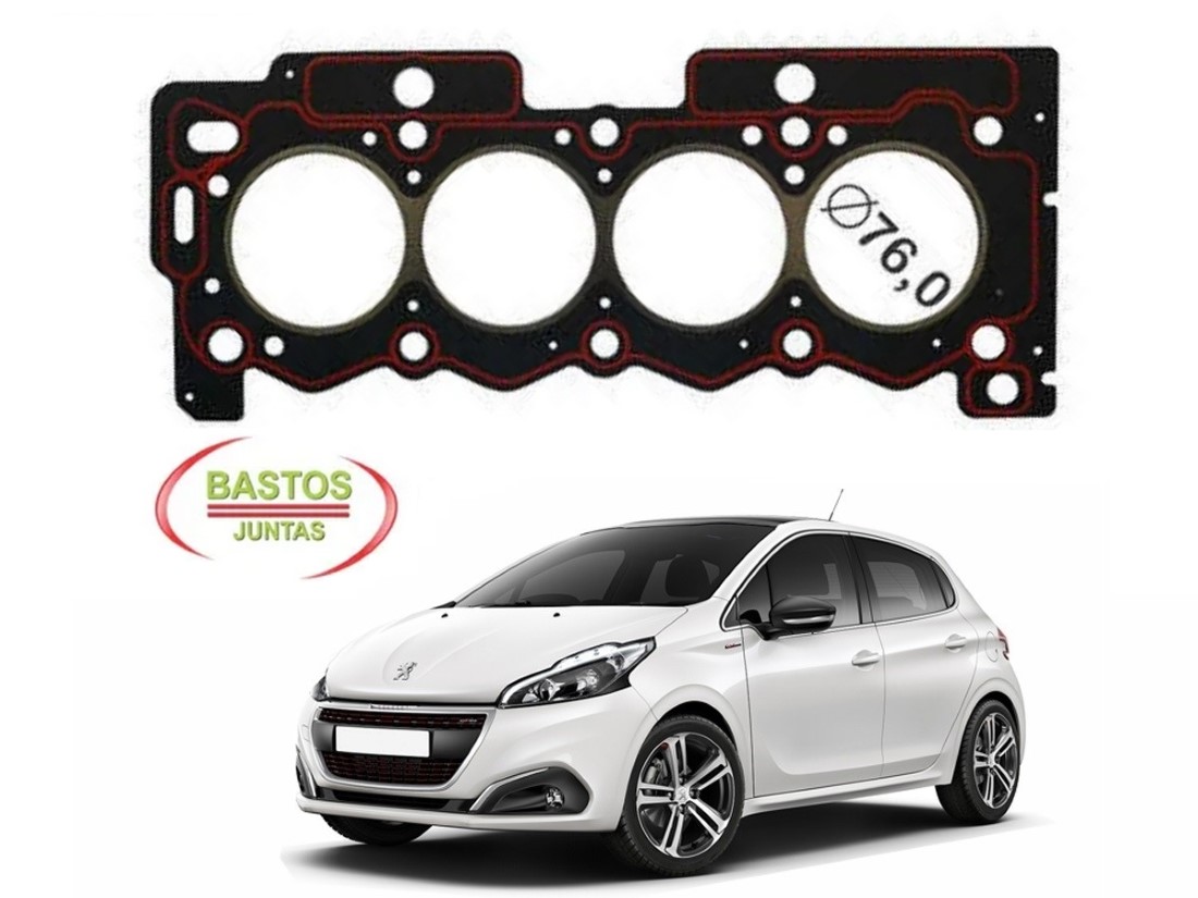  JUNTA CABEÇOTE BASTOS PEUGEOT 208 1.5 2013 A 2016