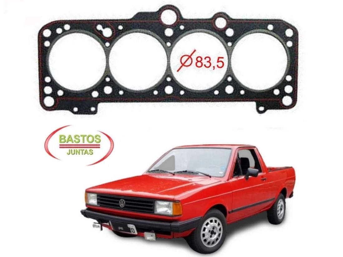  JUNTA CABEÇOTE BASTOS VOLKSWAGEN SAVEIRO 2.0 1988 A 1990