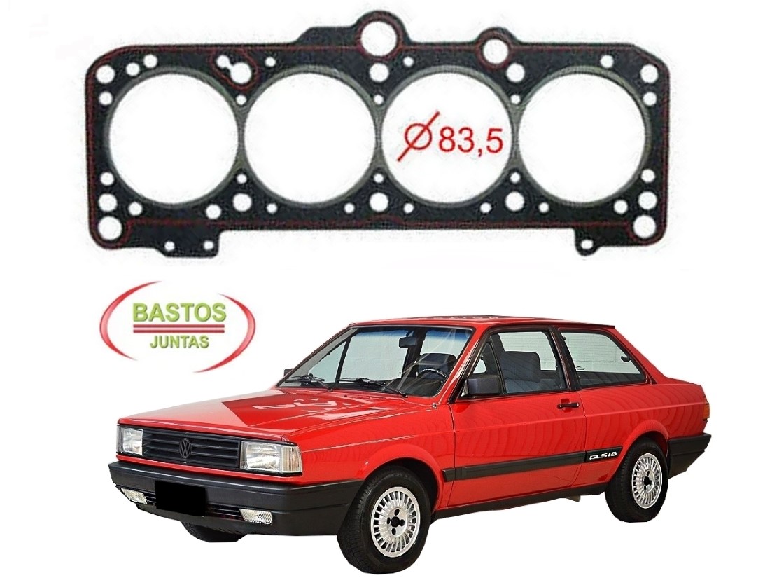  JUNTA CABEÇOTE BASTOS VOLKSWAGEN VOYAGE 2.0 1988 A 1990