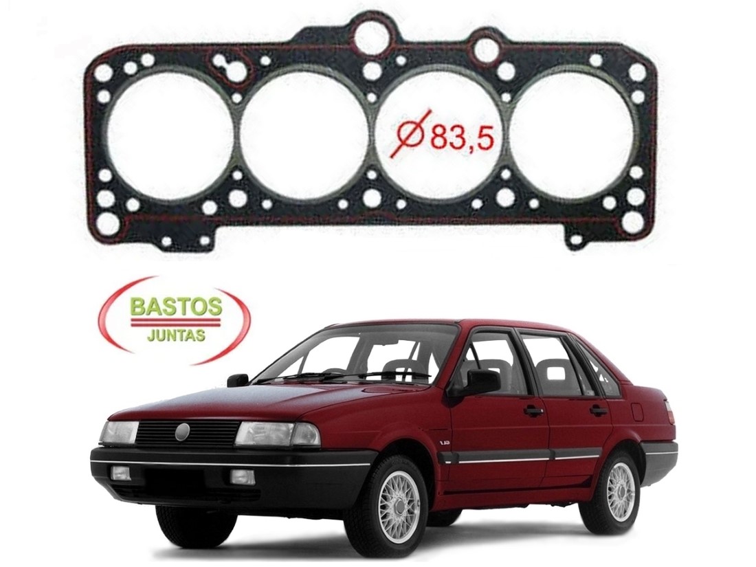  JUNTA CABEÇOTE BASTOS VOLKSWAGEN SANTANA 2.0 1991 A 1994