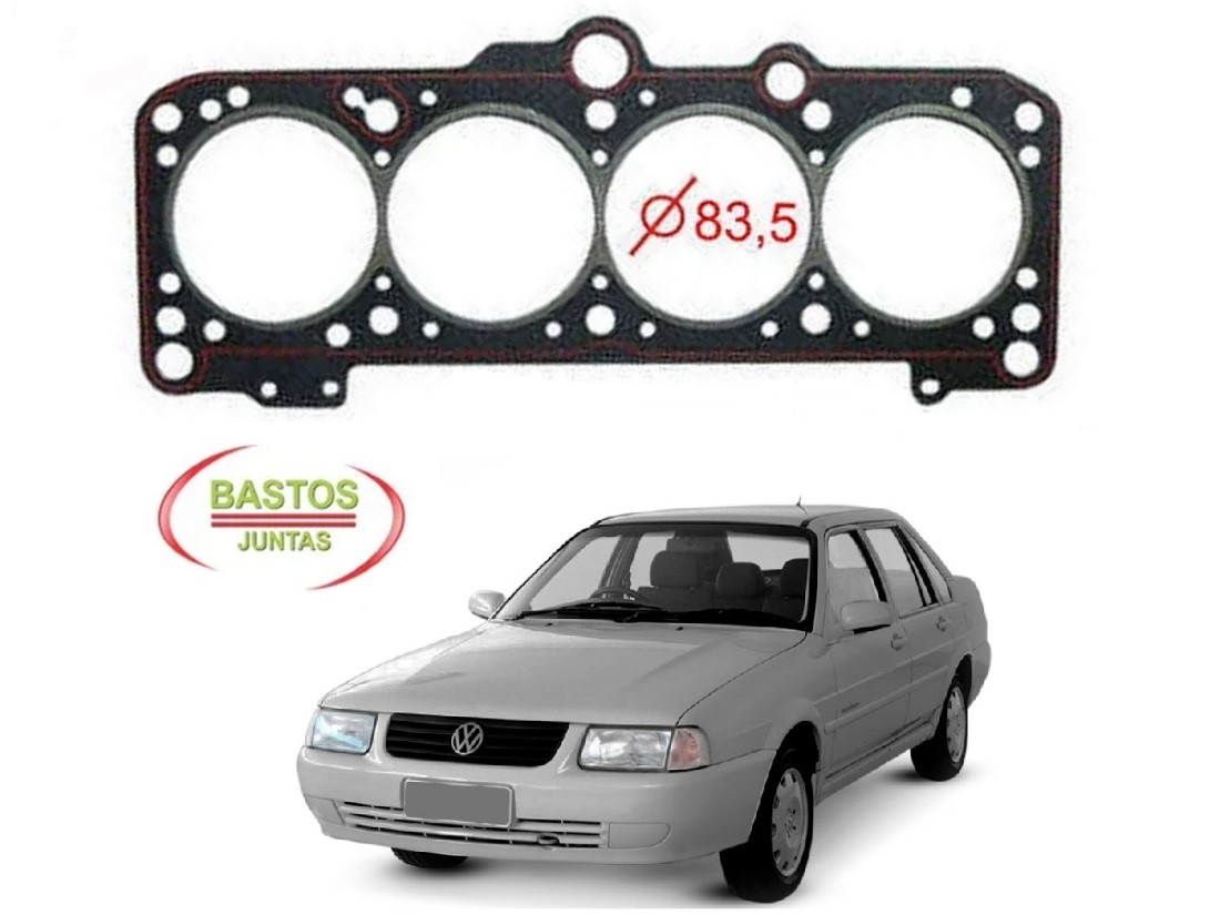  JUNTA CABEÇOTE BASTOS VOLKSWAGEN SANTANA 2.0 1995 A 2005