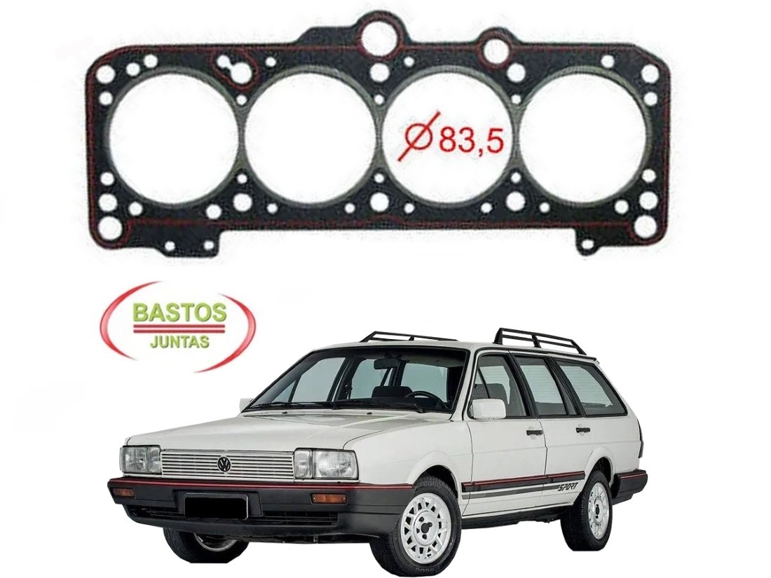  JUNTA CABEÇOTE BASTOS VOLKSWAGEN SANTANA QUANTUM 2.0 1985 A 1990