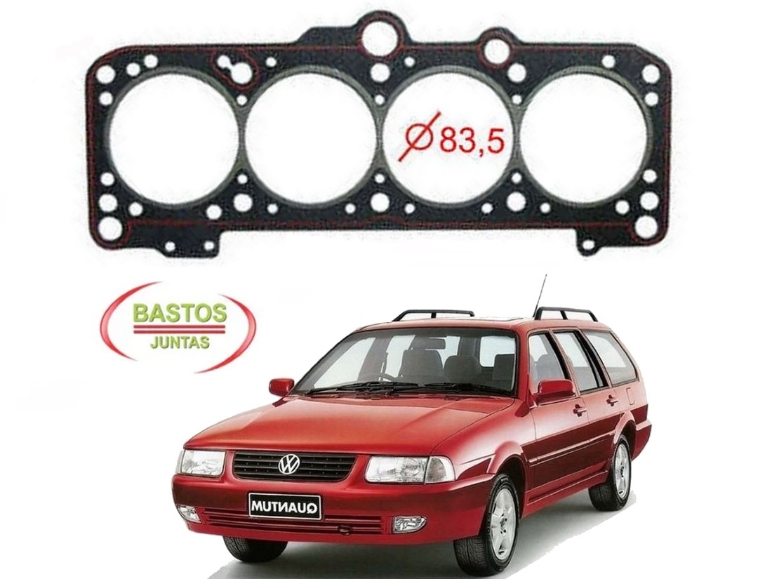  JUNTA CABEÇOTE BASTOS VOLKSWAGEN SANTANA QUANTUM 2.0 1995 A 2005