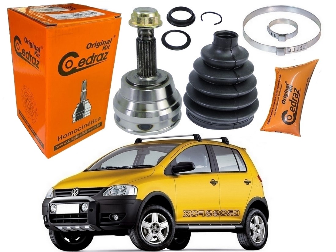  JUNTA HOMOCINETICA CEDRAZ VOLKSWAGEN CROSSFOX 1.6 SEM ABS 2005 A 2009