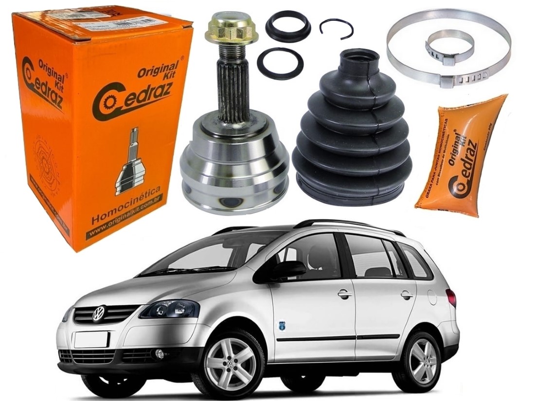  JUNTA HOMOCINETICA CEDRAZ VOLKSWAGEN SPACEFOX 1.6 SEM ABS 2006 A 2009