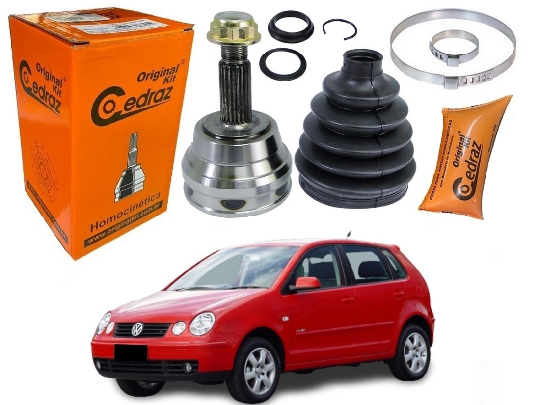  JUNTA HOMOCINETICA CEDRAZ VOLKSWAGEN POLO 1.6 SEM ABS 2003 A 2006