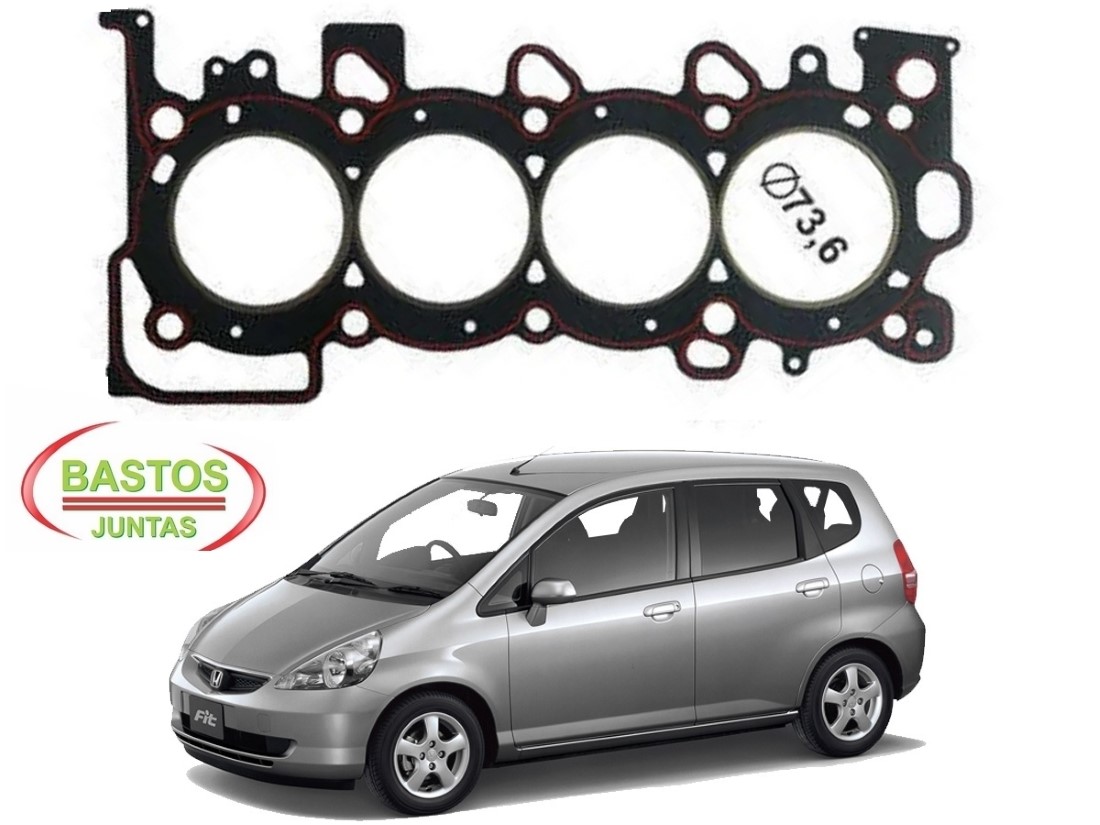  JUNTA CABEÇOTE BASTOS HONDA FIT 1.5 GASOLINA 2005 A 2008