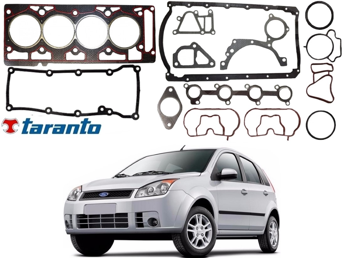  JOGO JUNTA MOTOR TARANTO FORD FIESTA 1.6 2007 A 2010