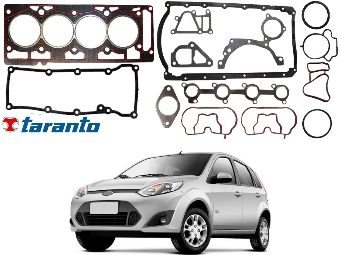  JOGO JUNTA MOTOR TARANTO FORD FIESTA 1.6 2011 A 2014