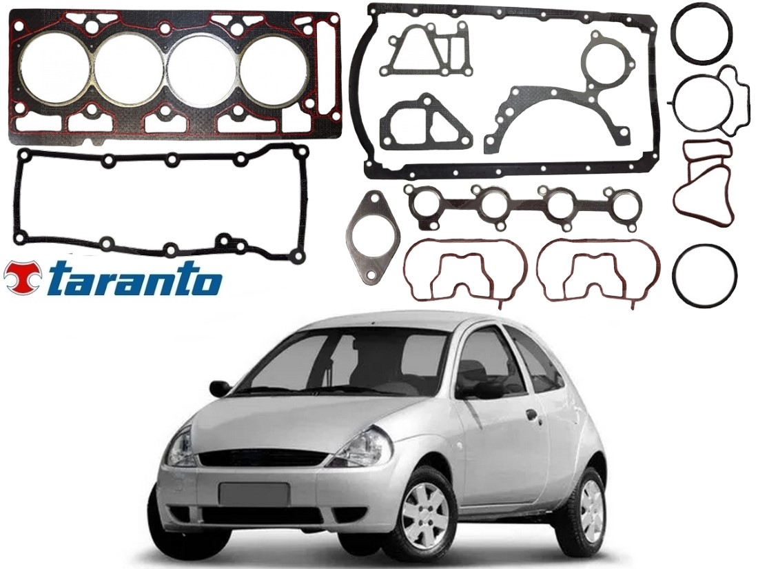  JOGO JUNTA MOTOR TARANTO FORD KA 1.6 2000 A 2007