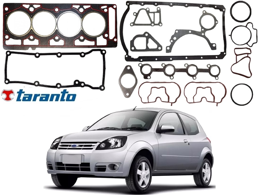  JOGO JUNTA MOTOR TARANTO FORD KA 1.6 2008 A 2013