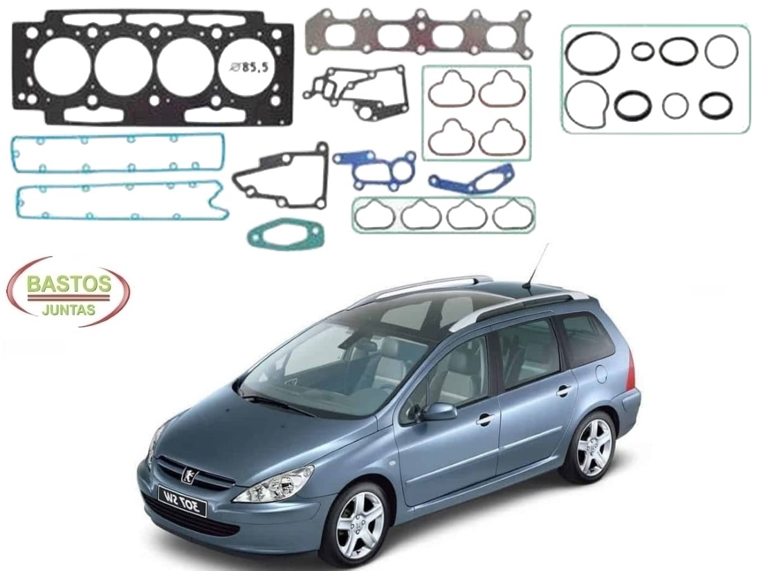  JOGO JUNTA CABEÇOTE BASTOS PEUGEOT 307 SW 2.0 16V 2001 A 2006