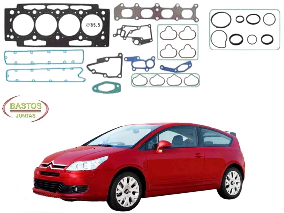  JOGO JUNTA CABEÇOTE BASTOS CITROËN C4 VTR 2.0 16V 2005 A 2014