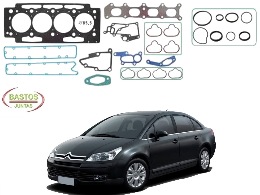  JOGO JUNTA CABEÇOTE BASTOS CITROËN C4 PALLAS 2.0 16V 2004 A 2012