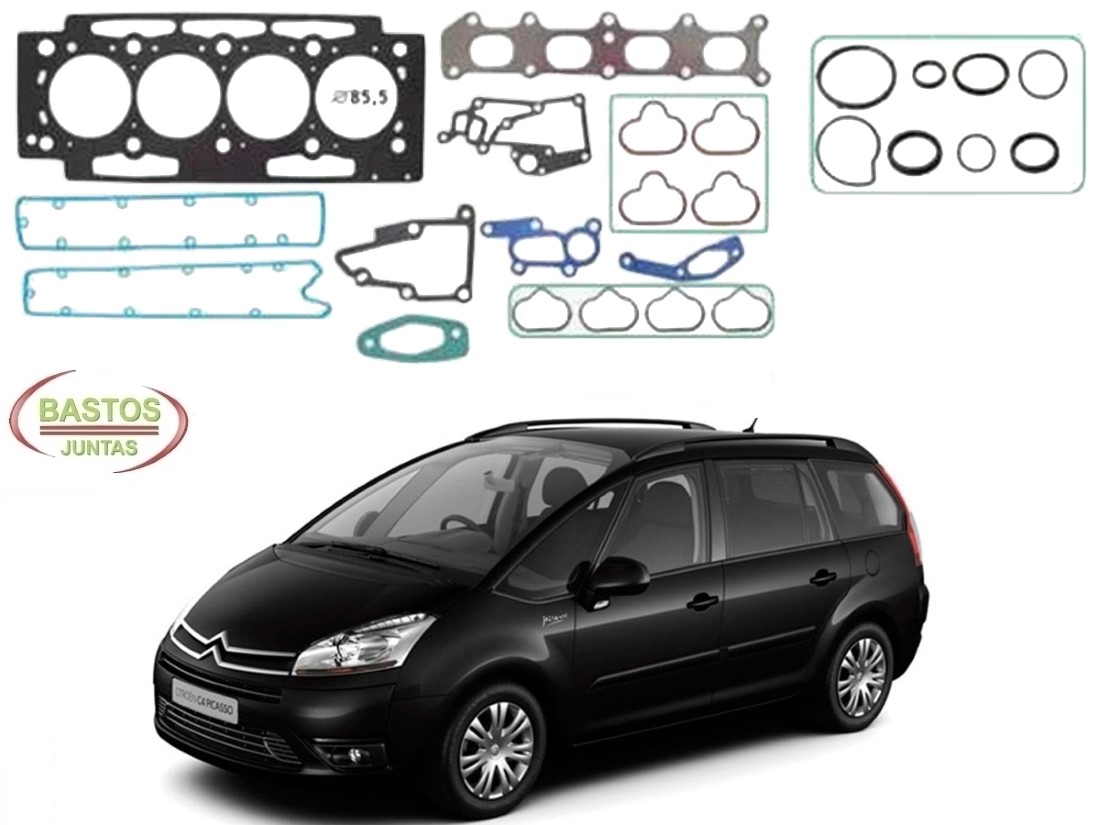  JOGO JUNTA CABEÇOTE BASTOS CITROËN C4 GRAND PICASSO 2.0 16V 2007 A 2014