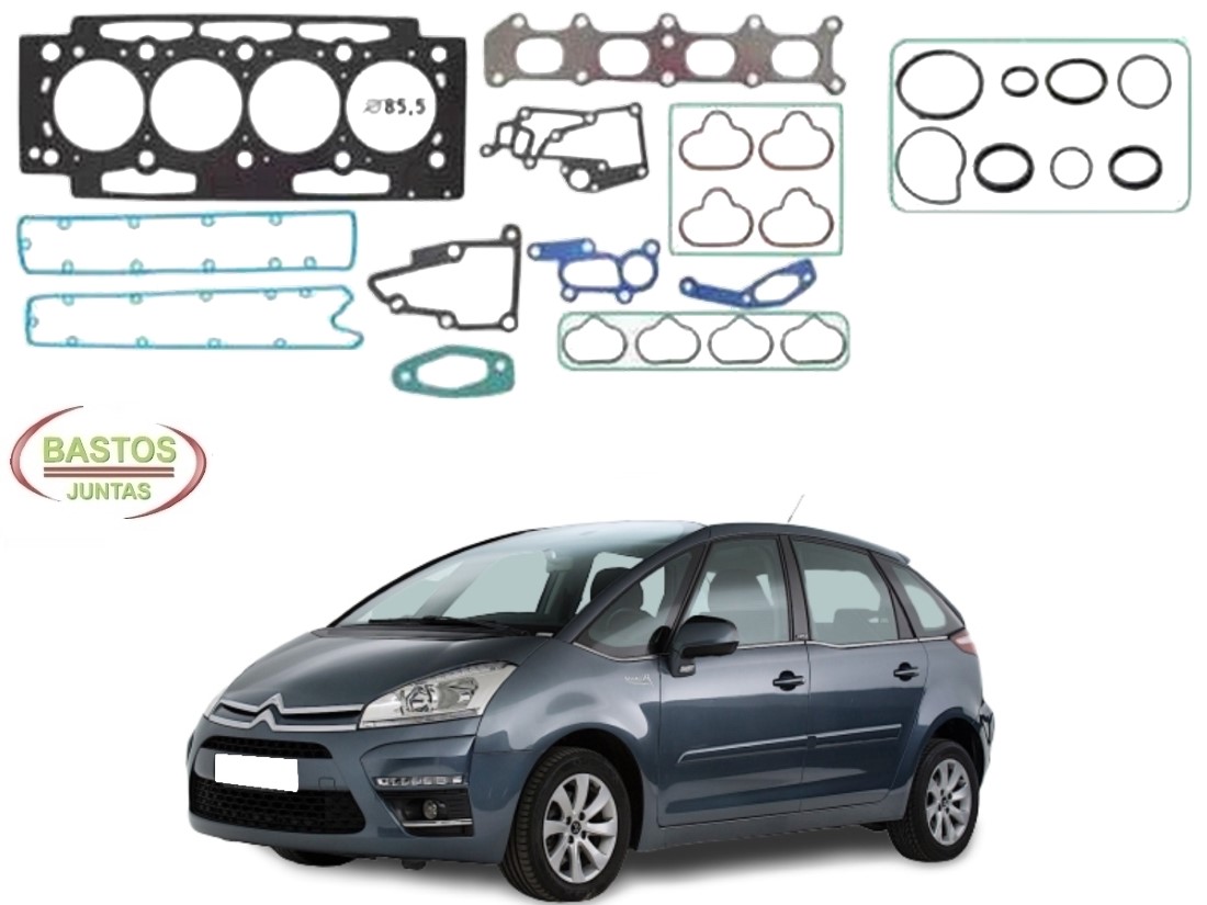  JOGO JUNTA CABEÇOTE BASTOS CITROËN C4 PICASSO 2.0 16V 2009 A 2014