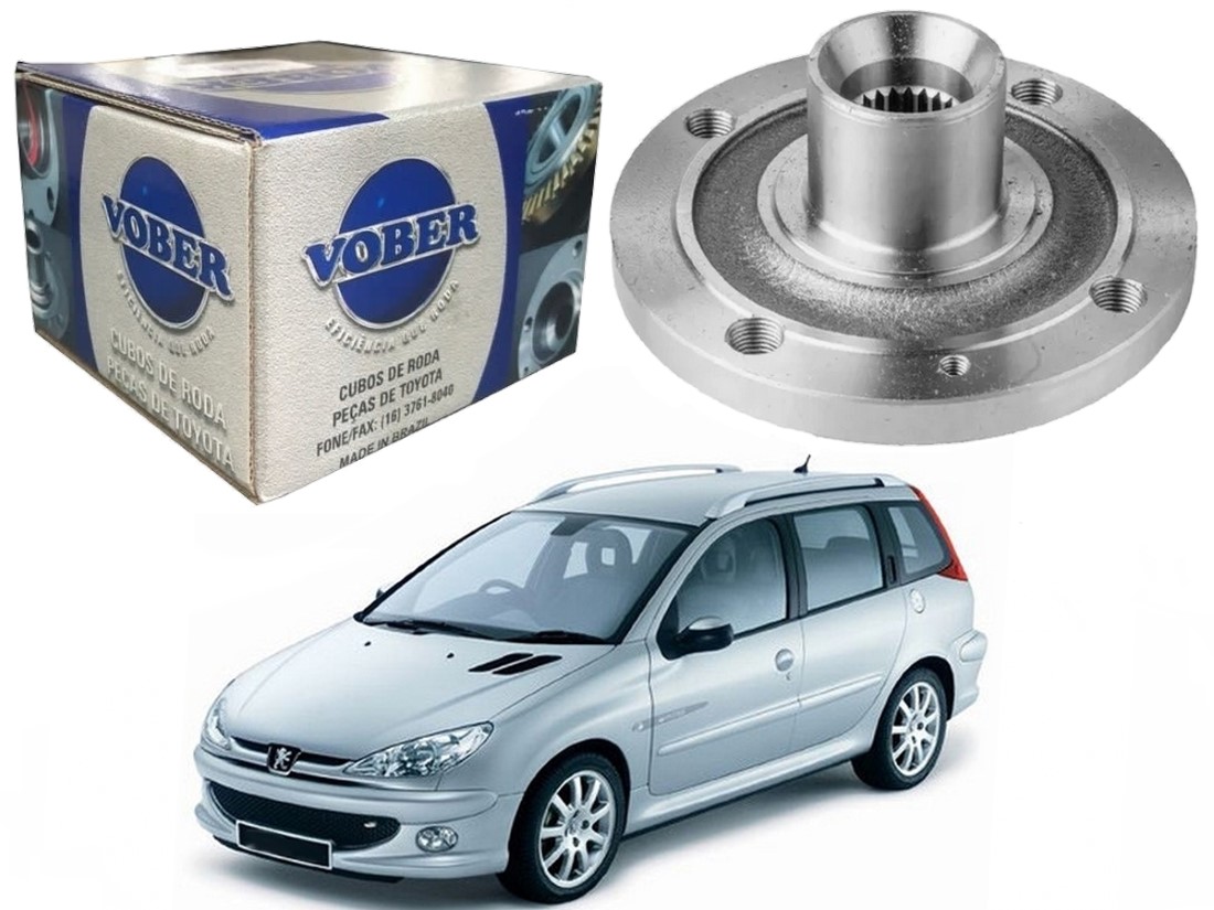  CUBO DE RODA DIANTEIRO VOBER PEUGEOT 206 SW 1.6 2005 A 2009