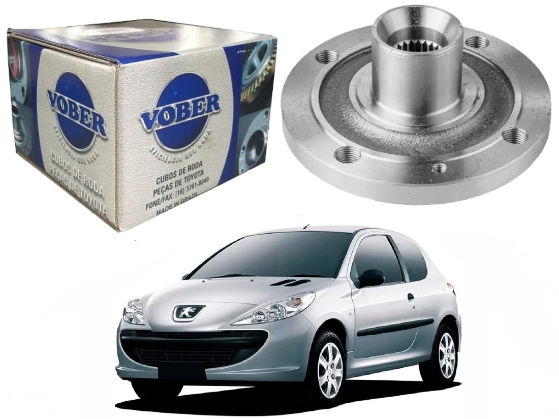  CUBO DE RODA DIANTEIRO VOBER PEUGEOT 207 1.4 1.6 2008 A 2012