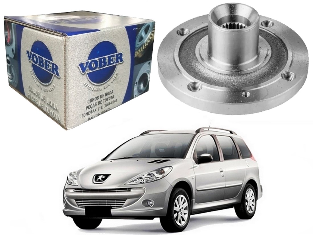  CUBO DE RODA DIANTEIRO VOBER PEUGEOT 207 SW 1.6 2008 A 2012