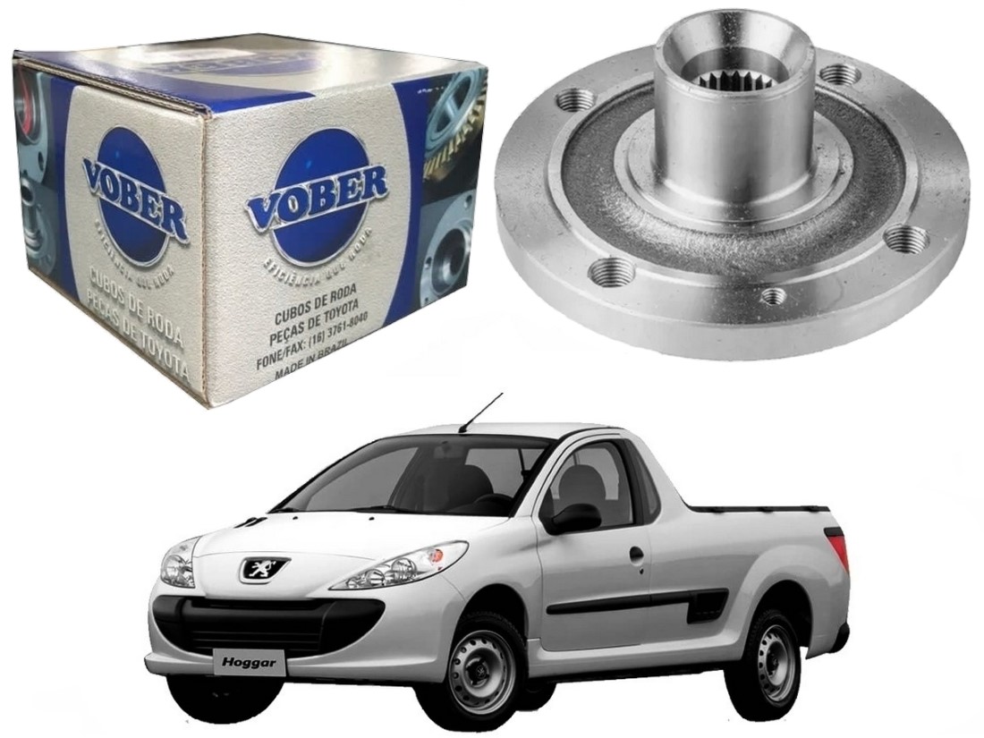  CUBO DE RODA DIANTEIRO VOBER PEUGEOT HOGGAR 1.4 2010 A 2014