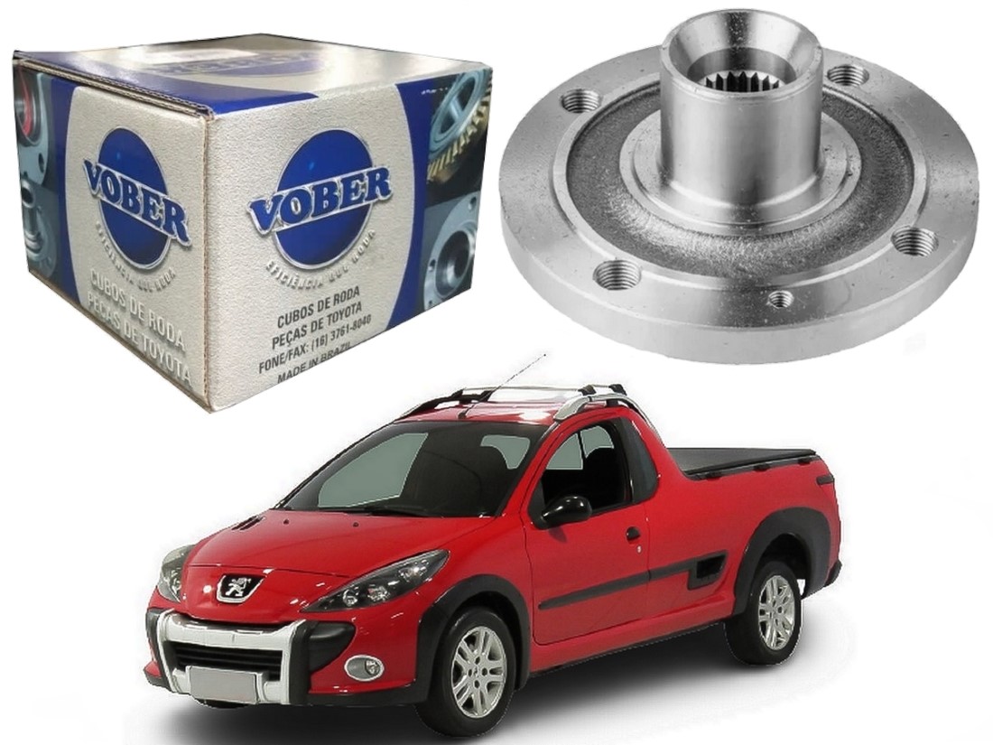  CUBO DE RODA DIANTEIRO VOBER PEUGEOT HOGGAR ESCAPADE 1.6 2010 A 2014