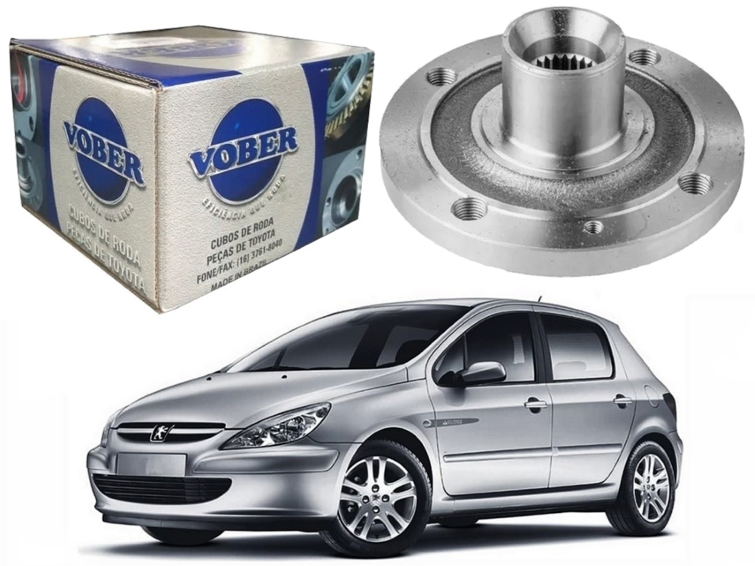  CUBO DE RODA DIANTEIRO VOBER PEUGEOT 307 1.6 2.0 2001 A 2006