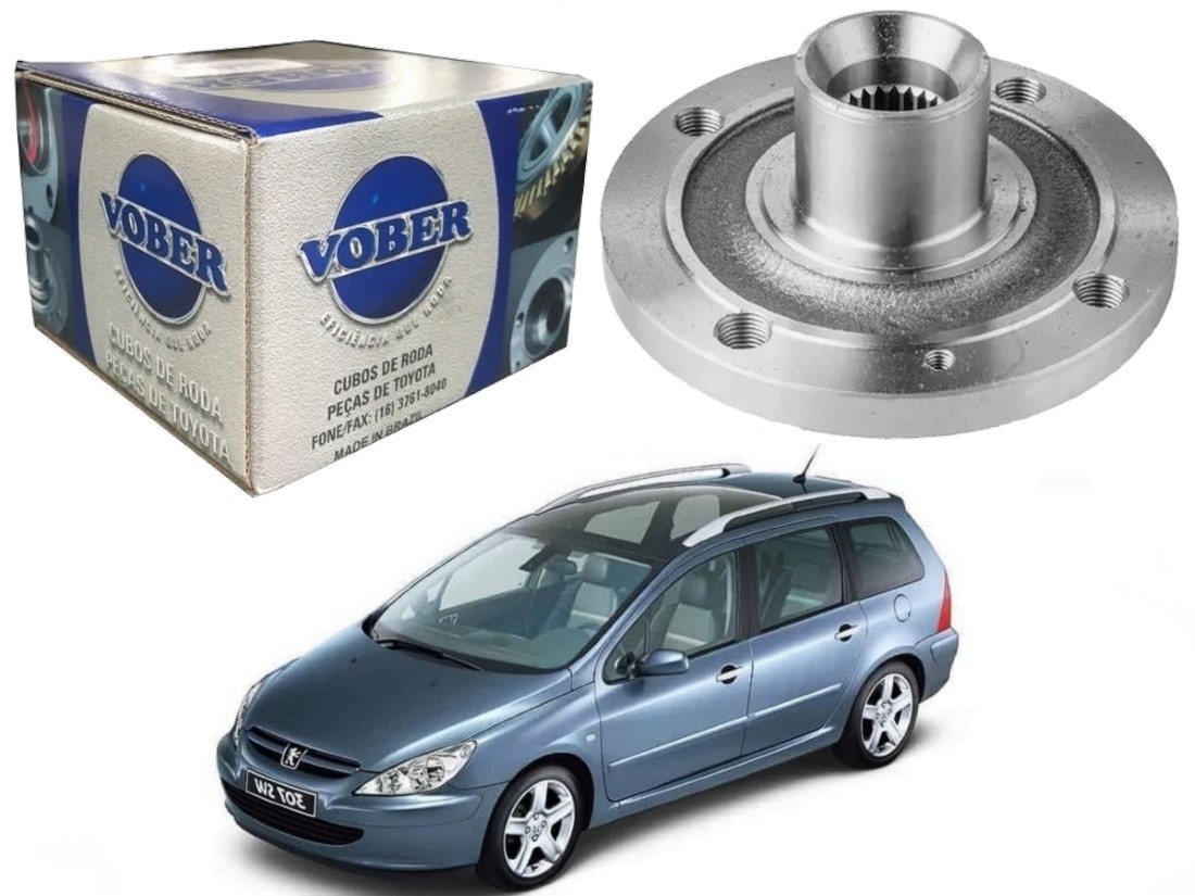  CUBO DE RODA DIANTEIRO VOBER PEUGEOT 307 SW 2.0 2001 A 2006