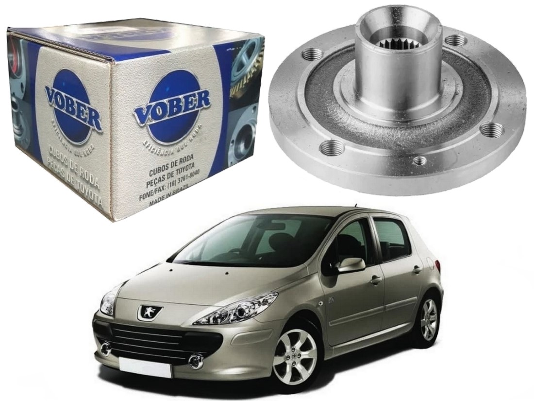  CUBO DE RODA DIANTEIRO VOBER PEUGEOT 307 1.6 2.0 2007 A 2012