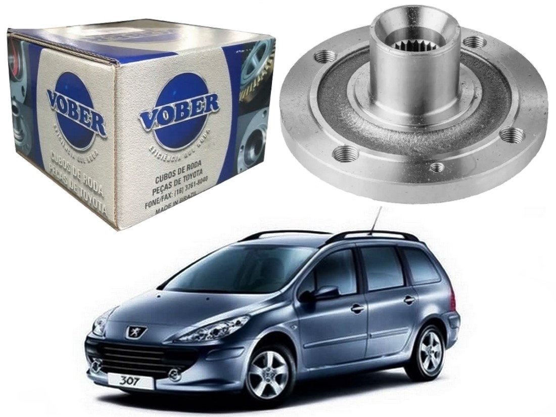  CUBO DE RODA DIANTEIRO VOBER PEUGEOT 307 SW 2.0 2007 A 2012