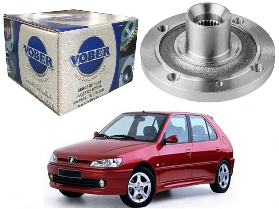  CUBO DE RODA DIANTEIRO VOBER PEUGEOT 306 1.8 2.0 1996 A 2001