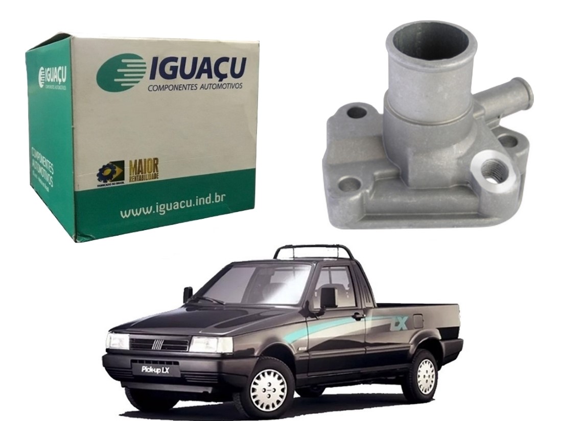  VALVULA TERMOSTATICA IGUAÇU FIAT FIORINO 1.6 SEVEL 1994 A 1996