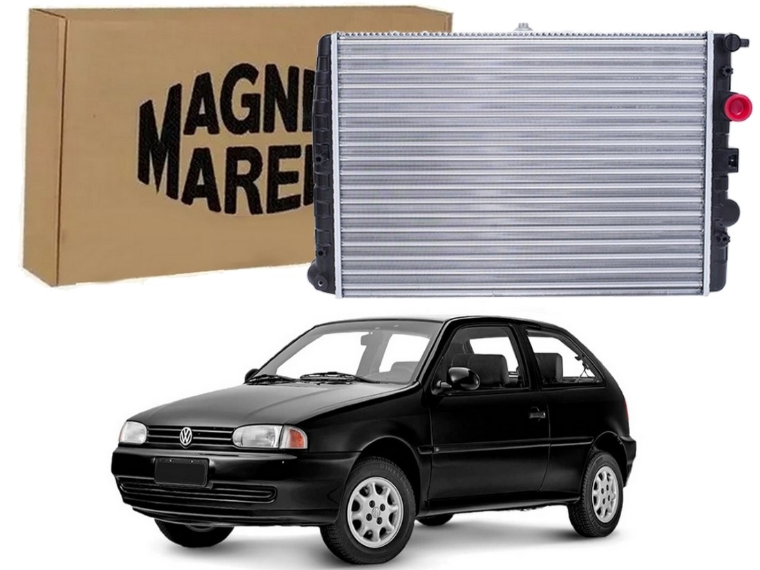  RADIADOR AGUA MARELLI VOLKSWAGEN GOL G2 1.6 1.8 2.0 1995 A 1999