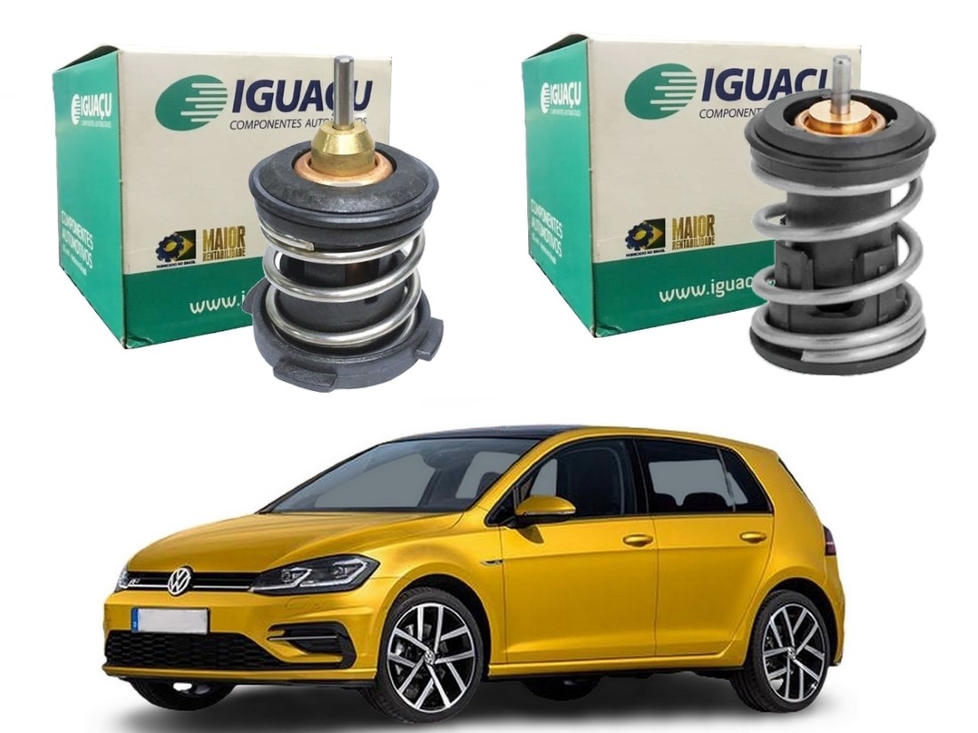  VALVULA TERMOSTATICA IGUAÇU VOLKSWAGEN GOLF 1.4 TSI 2018 A 2019