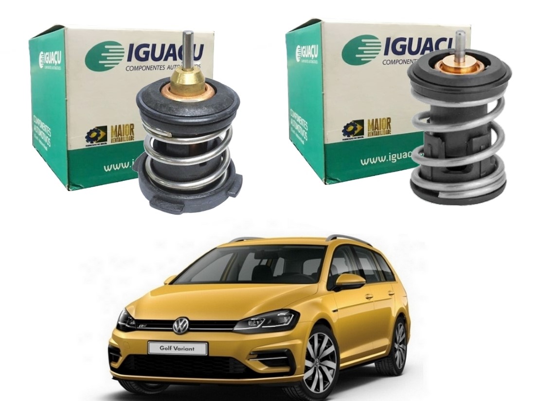  VALVULA TERMOSTATICA IGUAÇU VOLKSWAGEN GOLF VARIANT 1.4 TSI 2018 A 2019