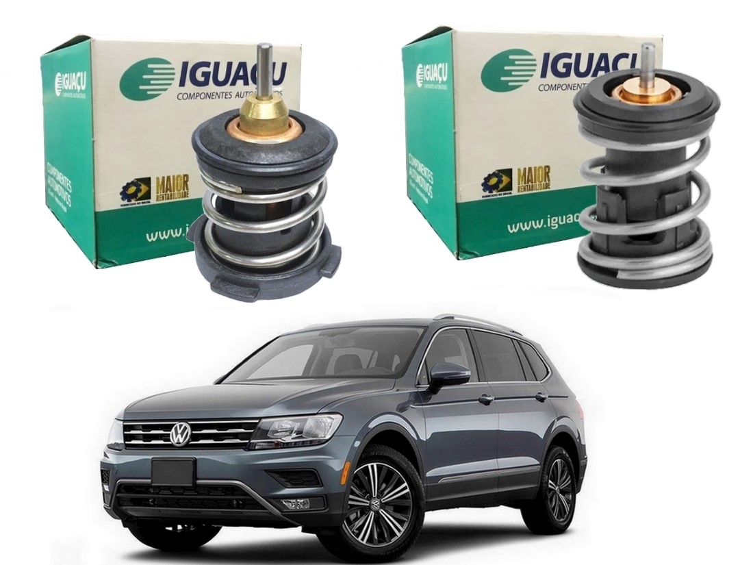  VALVULA TERMOSTATICA IGUAÇU VOLKSWAGEN TIGUAN 1.4 2018 A 2020