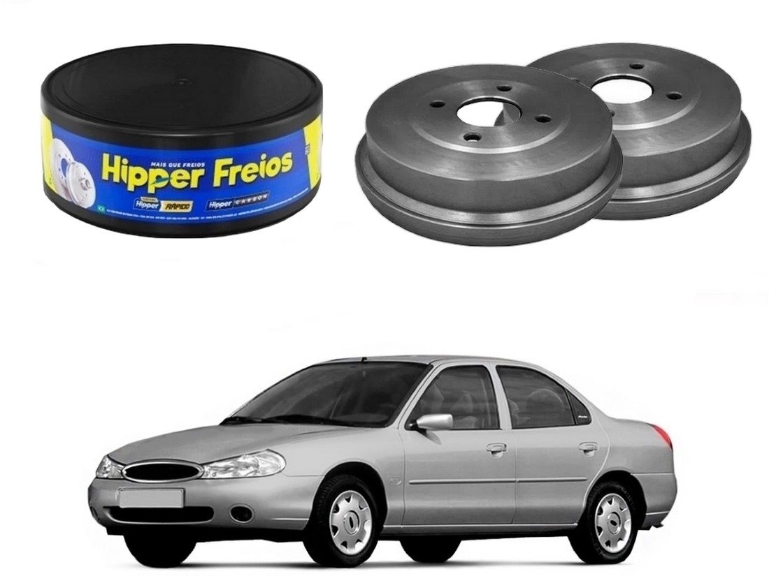  TAMBOR FREIO TRASEIRO HIPPER FREIOS FORD MONDEO 1.8 1996 A 2000