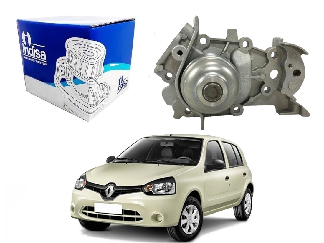  BOMBA D'AGUA INDISA RENAULT CLIO 1.0 16V 2013 A 2016